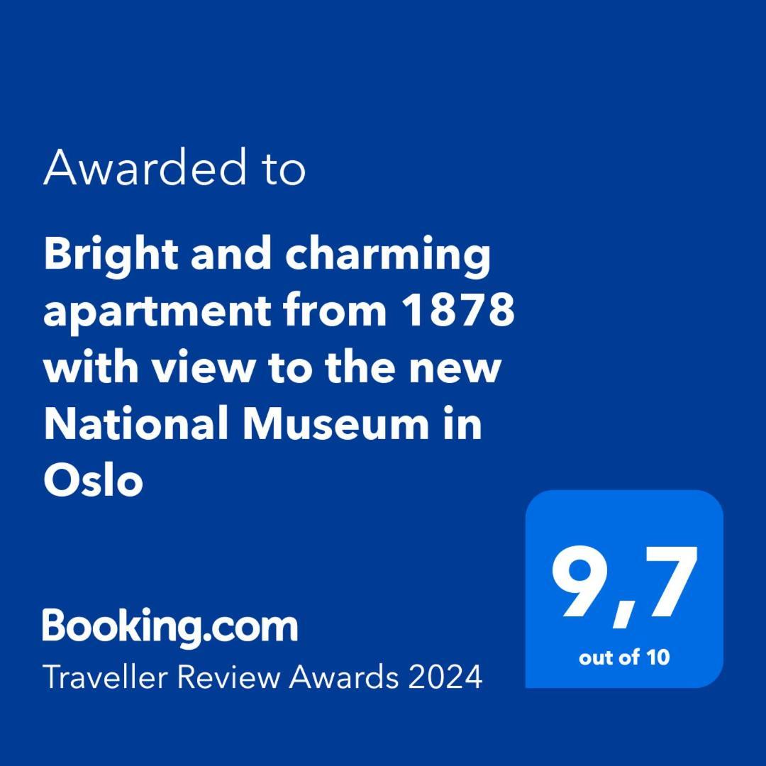 Bright And Charming Apartment From 1878 With View To The New National Museum In Oslo Kültér fotó