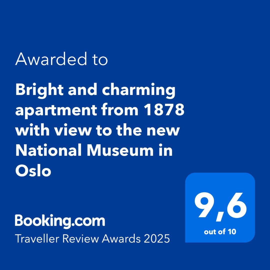 Bright And Charming Apartment From 1878 With View To The New National Museum In Oslo Kültér fotó